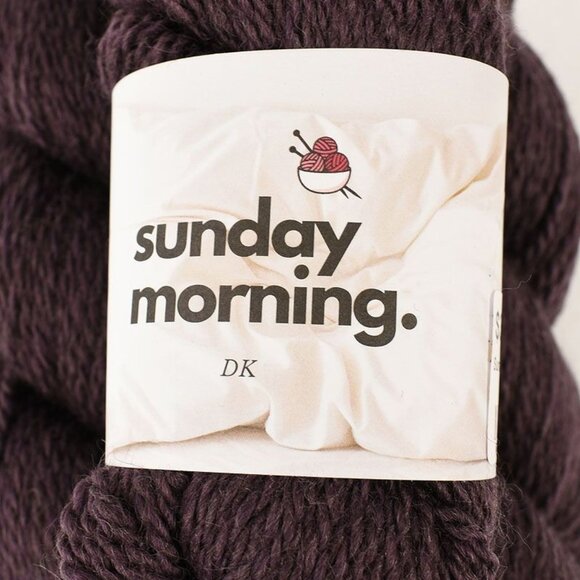 Sunday Morning DK Yarn 3 Skeins Bluefaced Leicester Masham England Ritual Purple - Picture 3 of 4